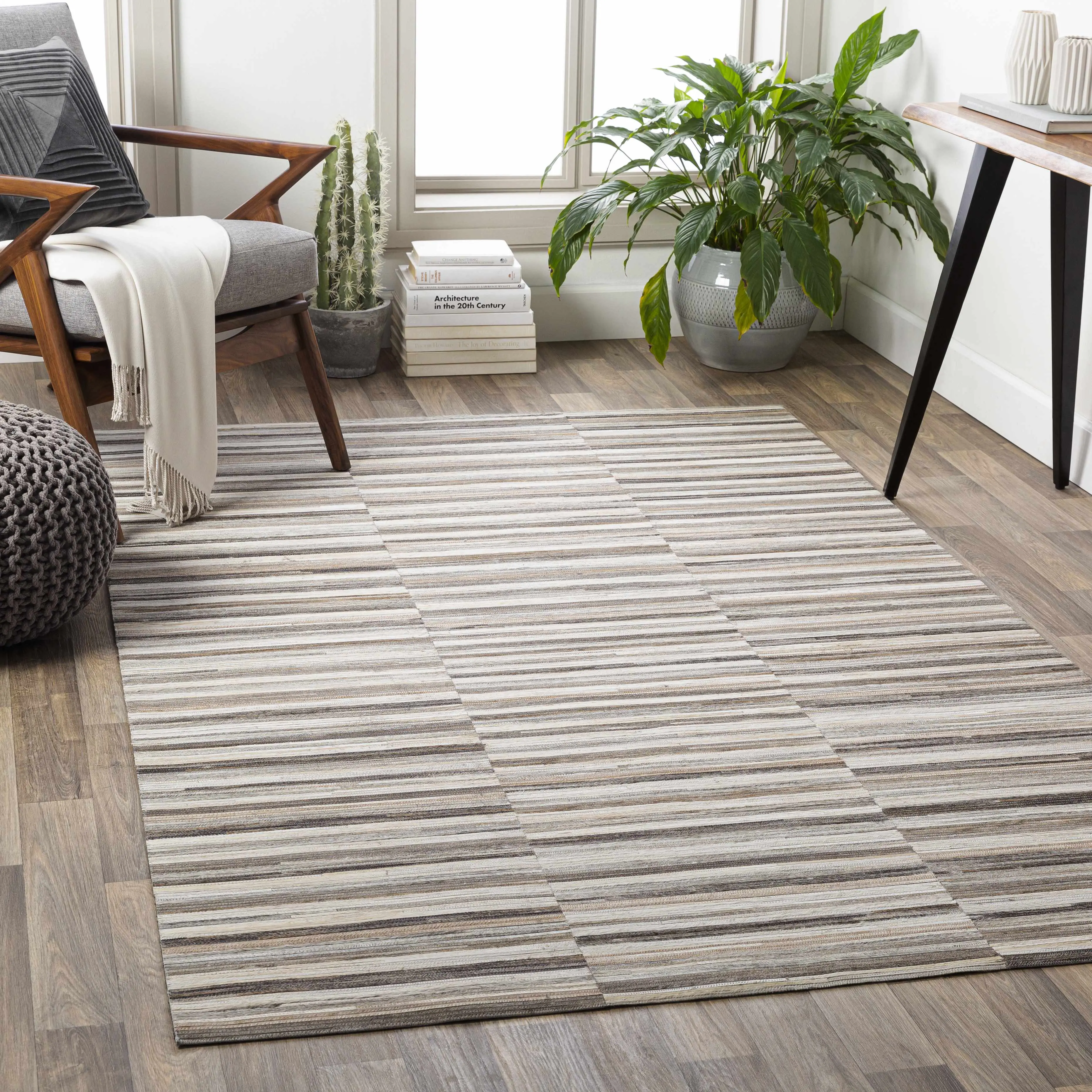 Batehaven Premium Leather Hand-Crafted Rectangle Decorative Floor Rug - Clearance, Decorative Rug Batehaven Premium Leather Hand-Crafted Rectangle Decorative Floor Rug - Clearance, Decorative Rug