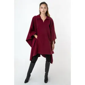 PF419 - Polar Fleece Half Zip Poncho