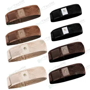 Dreamlover Brown Black Wig Grip Band 2pcs for Women Adjustable Headband for Keeping Wigs in Place Non Slip Comfortable Breathable Hair Styling Tool SpringStatements