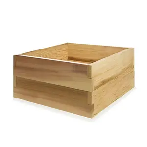 All Things Cedar 2 Foot Square 2 Tier Raised Garden Box, Western Red Cedar Build All Things Cedar 2 Foot Square 2 Tier Raised Garden Box, Western Red Cedar Build