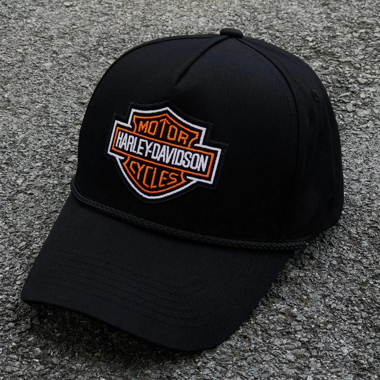 Vintage Harley Davidson Trucker Hat, Motorcycle Baseball Hat, Classic Biker Style Unisex Cap.