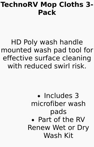 Micro Fiber Mop Cloths (3-Pack)