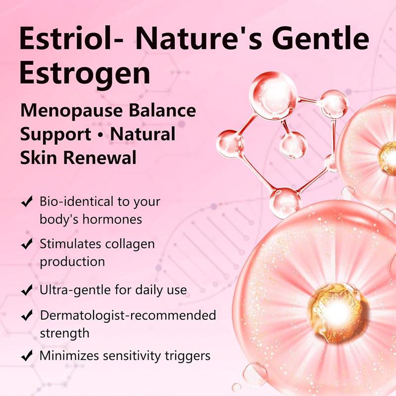 Estriol Cream for Women – Natural Hormone Balance Moisturizer with Wild Yam & Bioidentical Estriol for Firm, Radiant Skin