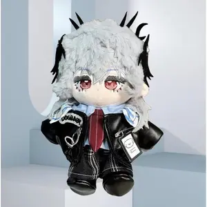 Stuffed  Arknights Logos Dress-up Plush Doll Cotton Cosplay Cartoon Figure Handsome Collectible Gift for Fans