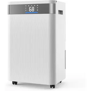 VEVOR 30 Pints Dehumidifier for Home Basement, 1500 Sq. Ft Large CoverageDrain Hose for Commercial Industrial Use, Smart Humidity Control, Low Noise for Large Rooms, Warehouses, Bedrooms StorageVEVOR Super Brand Day