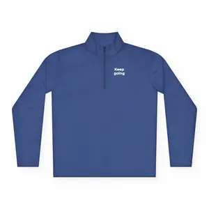Keep Going Motivational Sports Pullover - Quarter Zip-Active Wear