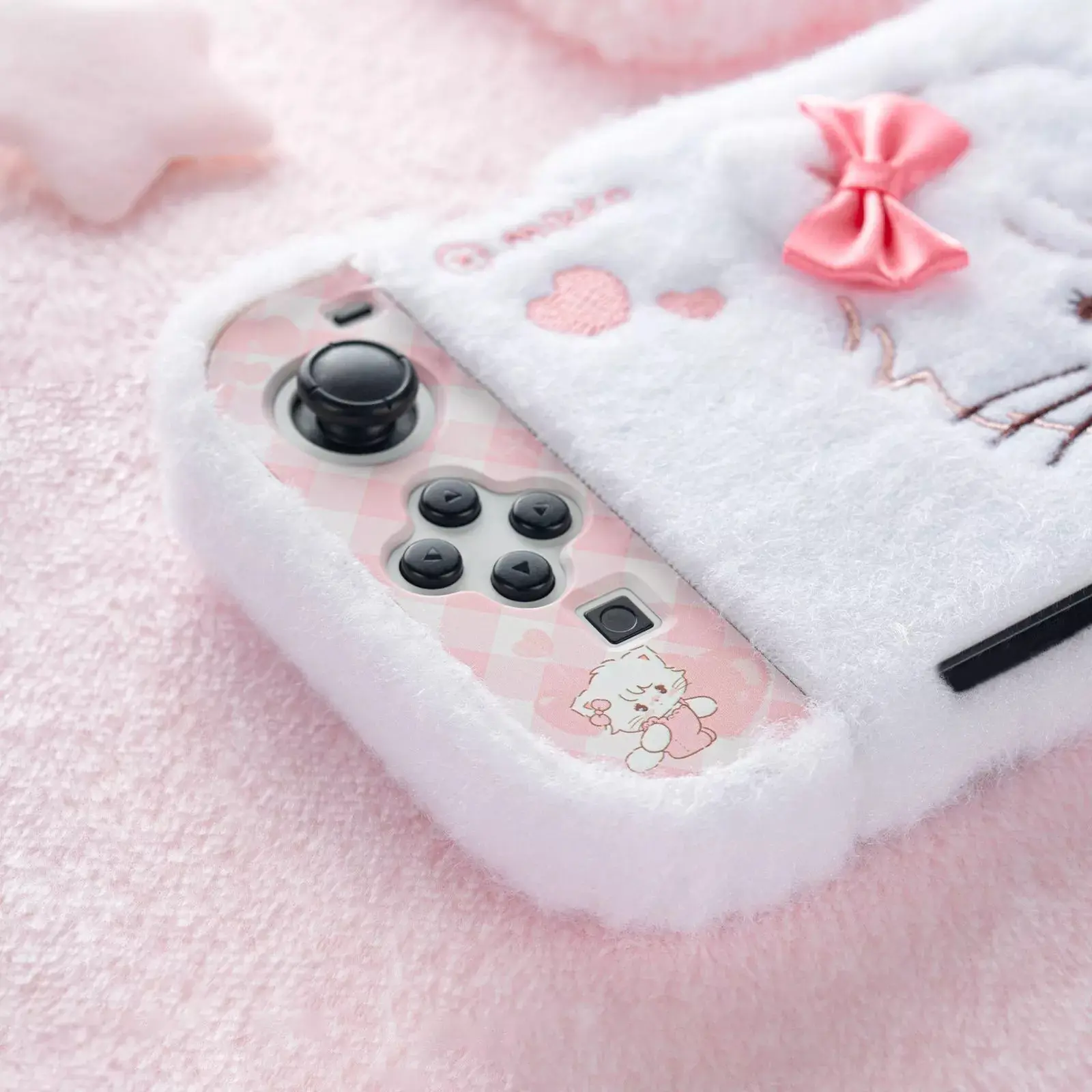 Geekshare Mikko Plush Case for Nintendo Switch OLED Console - Soft
