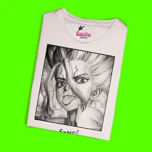 Anime Japanese Vintage Graphic Tee, Senku Ishigami Tee, Dr. Stone Shirt, Manga Anime Shirt, Unisex Cotton T-Shirt, Anime Clothing, Trendy T-Shirt, Gift T-Shirt Top Menswear Womenswear Streetwear