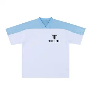 TRUUTH Oversized Mesh V-Neck Soccer Jersey