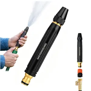 US Standard Adapter Included, Vinyl Coated Hose Nozzle for Car Wash & Lawn Care