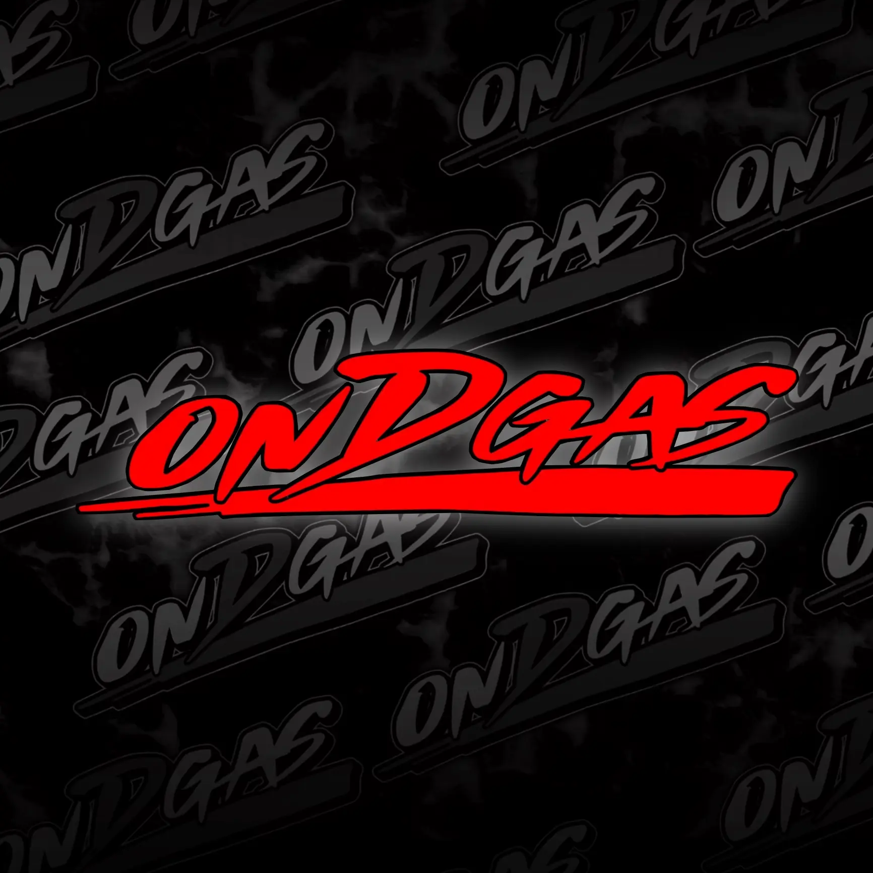 25 Entries: Red Reflective ONDGAS Brush Decal