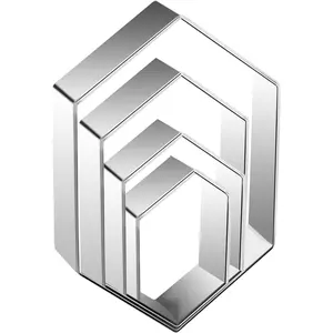 Hexagon Cookie  Set 4 Sizes- 5 Inch, 4 Inch, 3 Inch, 2 Inch Stainless Steel Geometric  Cookie Cutters Shapes Molds