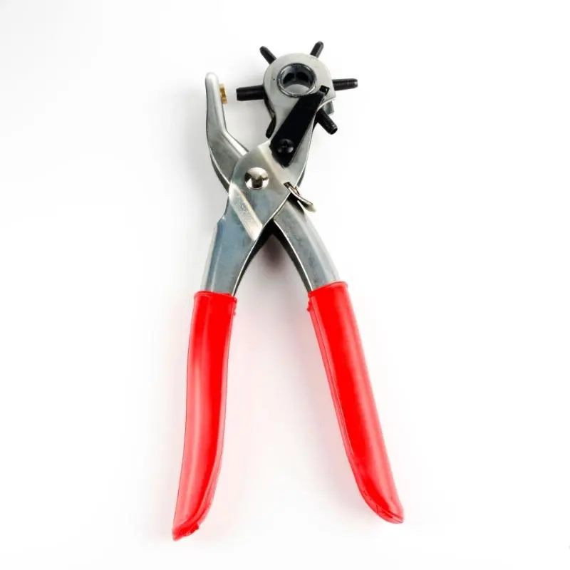 Multi-Functional Leather Hole Punch Tool, Round Oval Flat Hole Puncher for Belts Leather and Paper, Essential Crafting Accessory
