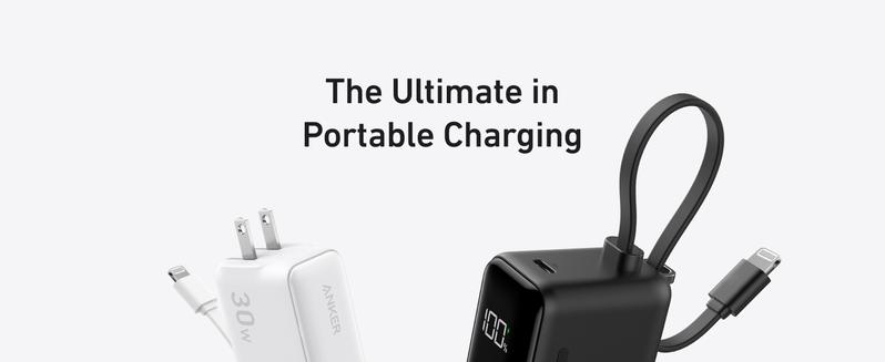 Anker 3-in-1 Power Bank, 5,000mAh Portable Charger with Built-In Cable and Foldable Plug, 30W Battery Pack, For iPhone 15 Series, MacBook, and More Anker 3-in-1 Power Bank, 5,000mAh Portable Charger with Built-In Cable and Foldable Plug, 30W Battery Pack, For iPhone 15 Series, MacBook, and More