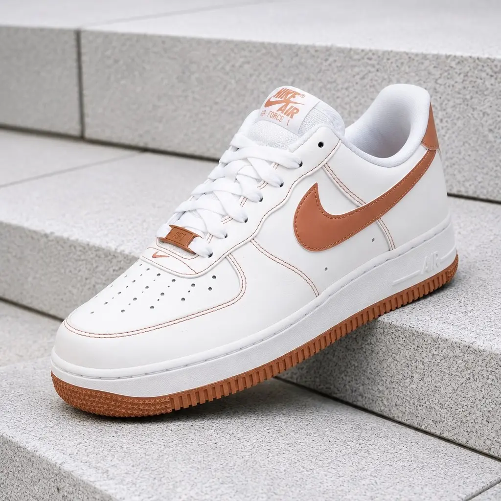 Nike Air Force 1 '07 Sail Rose Gold IQ9428-133 Women's Fashion Sneaker New