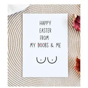 Dirty Easter Funny Adult Easter Card | Dirty Spring Holiday Card Easter Candy For Husband For Wife For Boyfriend For Girlfriend FWB Card