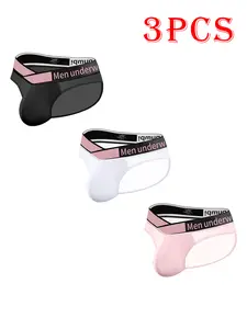 3-Pack Men's Sheer Mesh Bikini Briefs Set-Color-Block Quick-Dry Underwear Ultra-Thin Breathable & Sporty For Gym/Beach/Summer 2025 Sexy Transparent Summer Underpants Male Fashion Lingerie Mens Shorts Clothes Sweatpants NYLON67%&SPANDEX33% Menswear Gamis