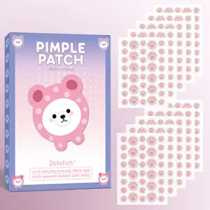 Cartoon Big Face Cat Box Pack Small Cat Claws Acne Coverage Patches, Gold Willow Ingredient, Clean Facial Acne Treatment, Acne Spot Treatment, 360pcs