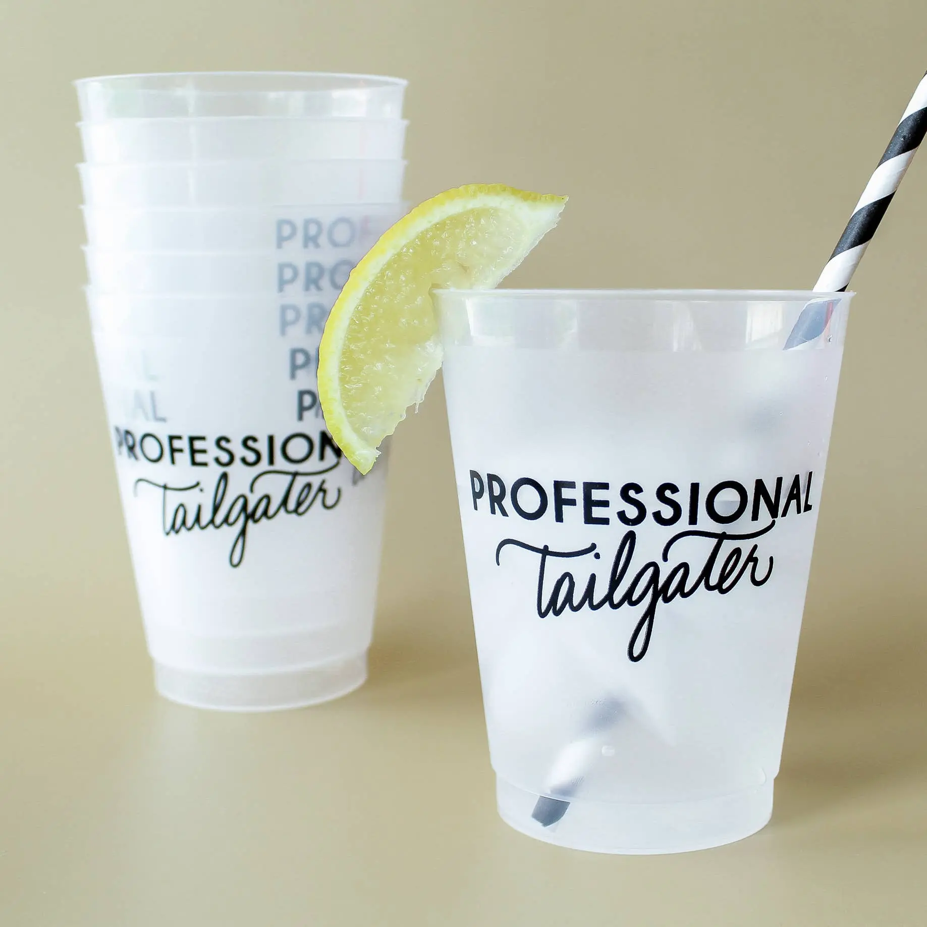 Professional Tailgater Frosted Cups Set