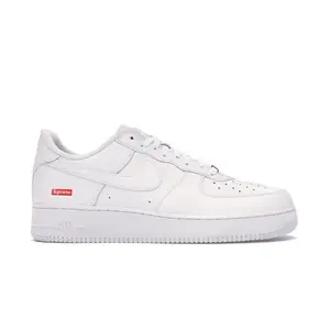 Nike Air Force 1 Low Supreme White CU9225-100-06.0 Authentic Shoes Footwear Sneaker Trainer Comfortable Walking Fashion Trending Gift