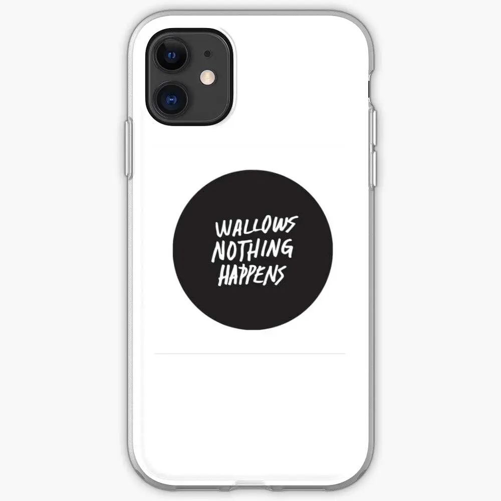 Phone Case Wallows Music Happens Nothing Compatible with iPhone SE 7 8 X XR 11 12 13 14 15 16 Plus Mini Pro Max Samsung Galaxy Note S9 S10 S20 S21 Ultra Plus Cover Protector