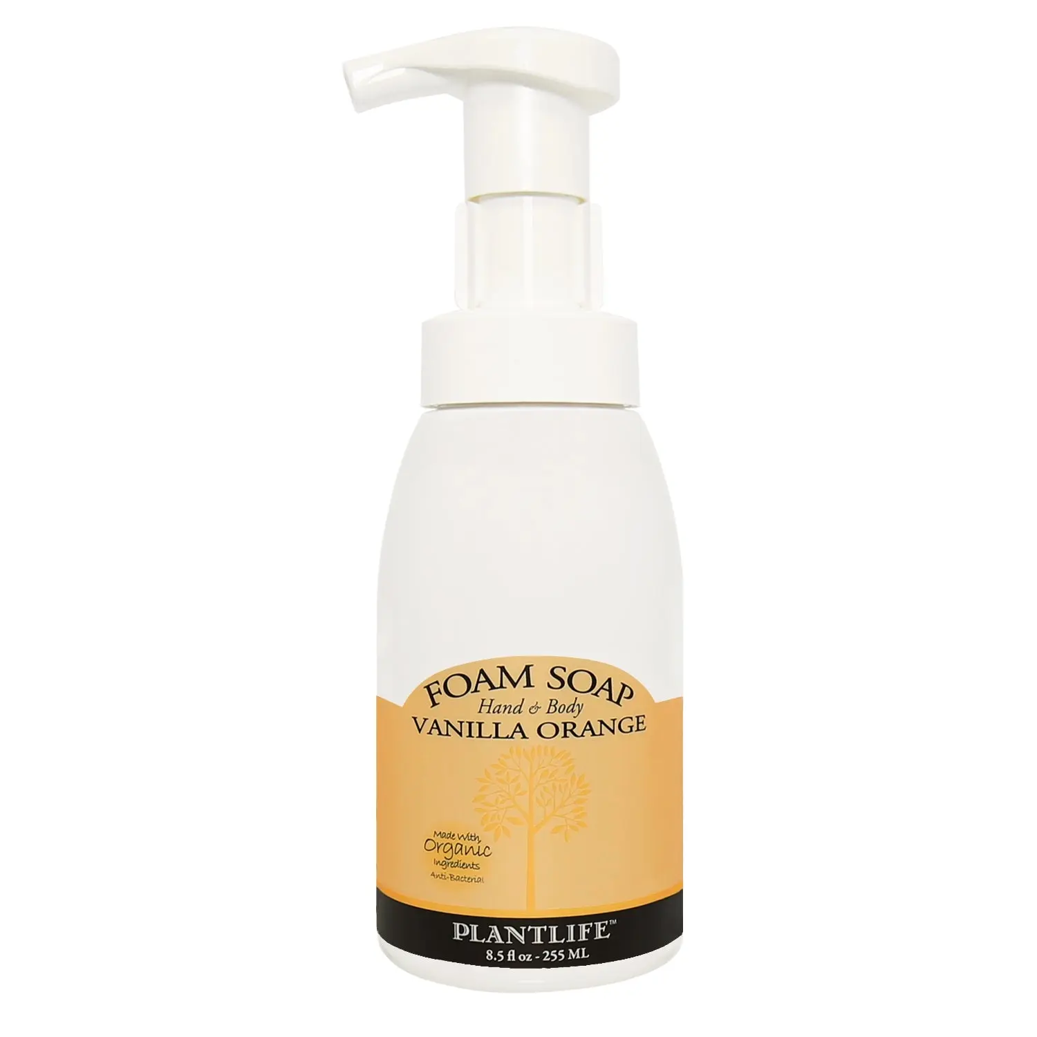 Plantlife Vanilla Orange Foam Soap – Cleansing, Warm & Sweet Aromatic