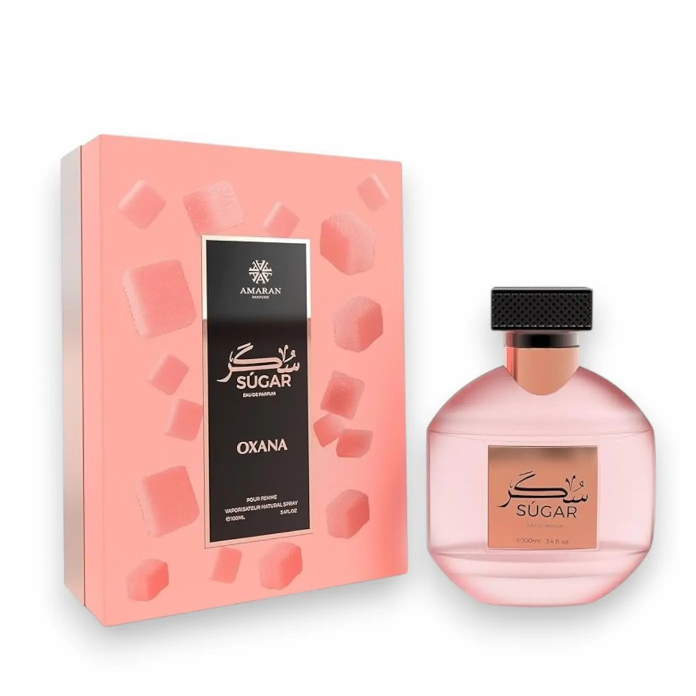 Amaran | Oxana | Sugar | Women's Fragrance | 100 ML 3.4 OZ | Eau De Parfum | Lily - Pear & Mandarin Orange