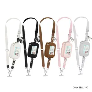 Adjustable Windowed Wallet Phone Strap, Modular Design for Easy Use, Ideal Gift for Individuals with Obesity, Card Exchange, Wallet Phone Lanyard