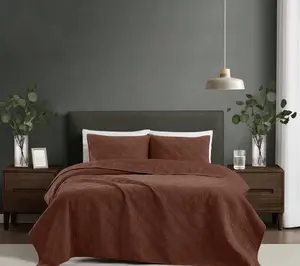 Brooklyn Loom Corduroy Pinsonic 3 Piece Full/Queen Quilt