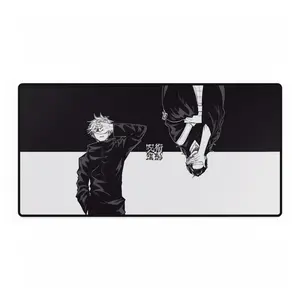 Gojo & Geto Best Friends Anime Desk Mat, Satoru Gojo x Suguru Geto Jujutsu Kaisen Anime Mouse Pad, Keyboard Mat, Gojo Geto JJK Anime Desk Mat For Office, Gift For Gamer