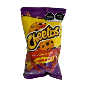 Cheetos Xtra Flamin' Hot - Extra Spicy Snack (5 bags of 44g each) Crispy