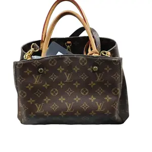 Pre-owned Louis Vuitton canvas Crossbody Bags LV Montaigne Classic Monogram Fashion Crossbody Tote Bag