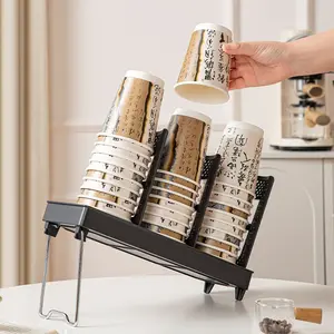 Multi-Functional Portable Detachable Paper Cup Holder, Single and Dual Set, Various Sizes, Coffee Cup Storage Organizer