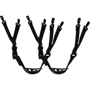 2 Pcs Hard Hat Chin Strap - Universal Safety Helmet Strap with Adjustable Elastic Strap and Chin Cup for Construction Worker Hat and Bike Helmet Replacement