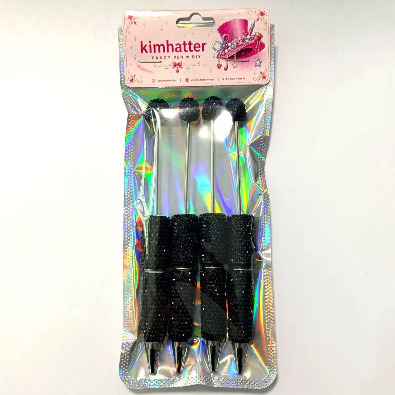 3pcs Rhinestone Beadable Pens