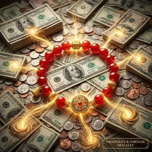 Luck Compass Bracelet, Feng Shui Talisman for Eastern Feng Shui, Wealth, Career, Confidence, Positive Energy, Improve Luck, Chinese Energy Jewelry, Unisex Gift