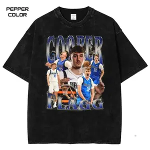 Vintage Cooper Flagg Graphic Tee, Basketball Classic T-Shirt, Game Day Shirt,Unisex Streetwear Tee, cotton crewneck shirt,Trending, All Size, Gift Basketball fans