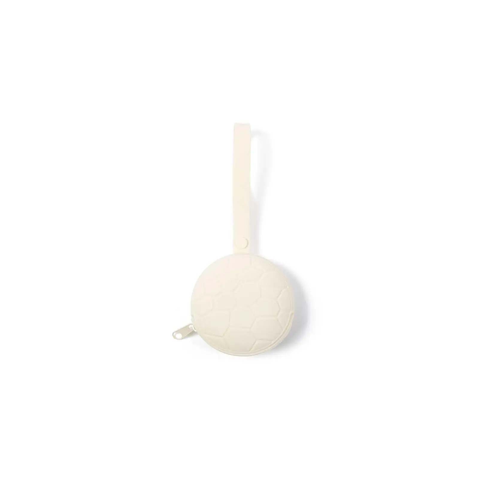 Ninni Co Pacifier Case - Off White Silicone Pacifier Holder with Zipper Closure  Baby Pacifier Storage for Home & Travel