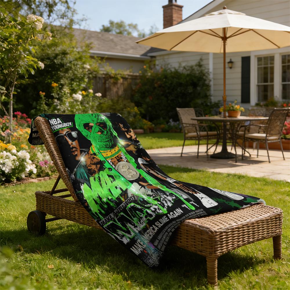 Countdown Sale! NBA YoungBoy MASA | Premium Flannel Throw Blanket | Make America Slime Again | Ultra-Soft & Cozy for Hip-Hop Fans Suitable for all four seasons A gift suitable for fans, friends and children and it can express deep love.