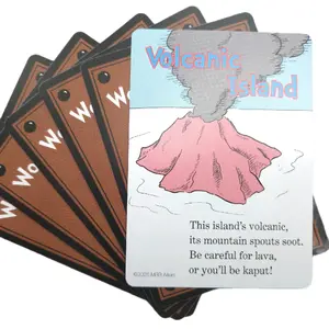 Whimsical Volcanic Island playtest Cards for MTG Illustrated by MRB Alters Foil or Non-foil Printed on Premium Cardstock 2.5" by 3.5" Fun Inspired Tokens