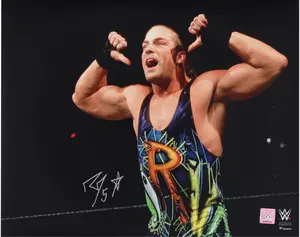 Rob Van Dam WWE Autographed 16" x 20" Thumb Pointing Pose Photograph - Fanatics Authentic Certified