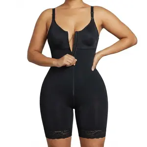 Women’s Fajas Colombianas shapewear Tummy Control Butt Lifter Shaper with Zipper Crotch detachable shoulder strap SpringStatement