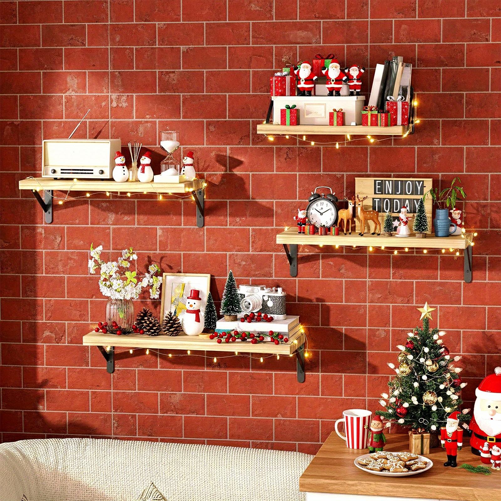 4pcs Floating Shelves, Wall Decoration Shelves, Wall Mounted Shelves, For Room Decor, Wall Dresser, 4pcs Floating Shelves, Wall Decoration Shelves, Wall Mounted Shelves, For Room Decor, Wall Dresser,