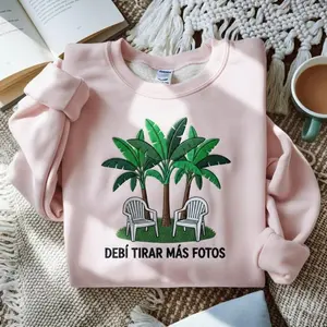 Embroidered DTMF Sweatshirt, Debí Tirar Más Fotos Sweatshirt, Vintage Rap Sweatshirt, Latina Music Tee