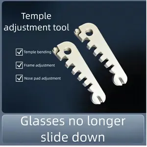 Adjustable Eyeglass Repair Kit, Fits Most Glasses, Multiple Adjustment Points, Prevents Slipping, Glasses No Longer Slide Down, Easy Wear, Single Pack