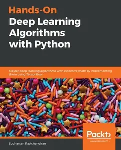 USED-Hands-On Deep Learning Algorithms with Python by Ravichandiran, Sudharsan (Paperback)