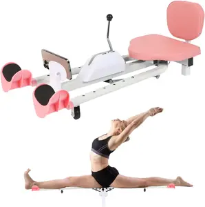 Split Machine, Leg Stretche Improve Flexibility and Quality of Stretching, Equipment Suitable for Ballet, Gymnastics,Personal care and Other Sports (New Model with Backrest and Phone Holder)