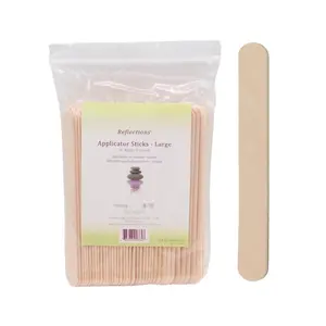 Wooden Wax Sticks - Body Hair Removal Applicator for Waxing, 100g Wooden Sticks, Designed for Smooth Application, Comfort Cosmetic