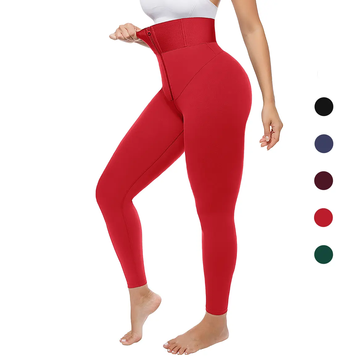 Shapellx AirSlim ElasticFuse Waistband Shaping Effortless Classic Leggings High Waist Comfy Supportive Bottoms for Women Black Womenswear