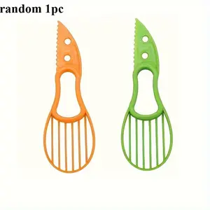 3-In-1 Avocado Tools - Peelers, Peelers, and Slicers with Comfortable Grips - Essential Kitchen Gadgets for Easy Fruit Preparation.